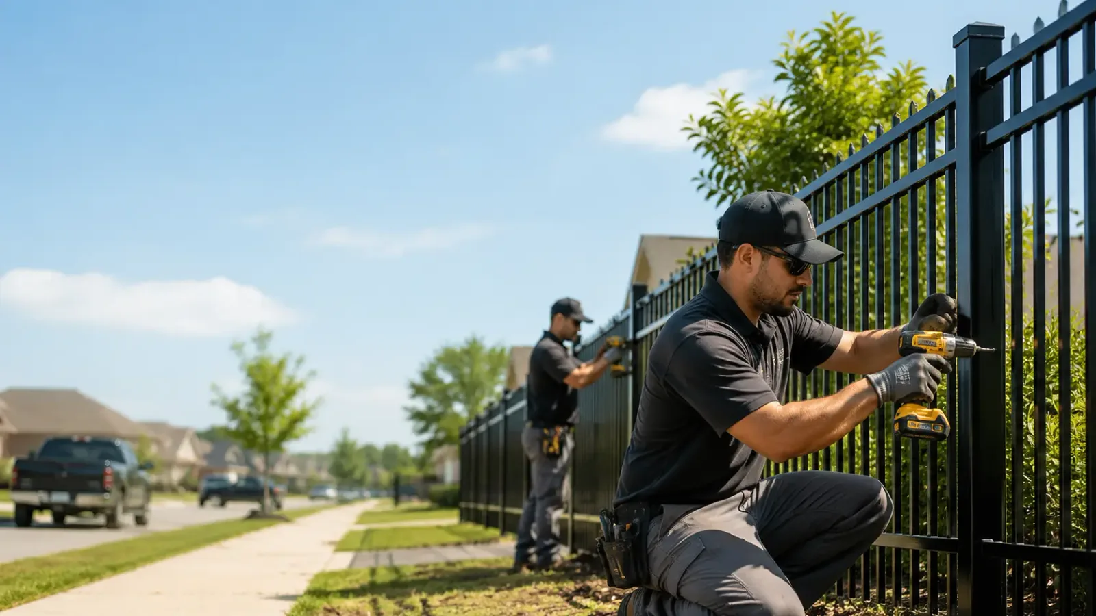 Metal Fence Installation in Mertens, TX